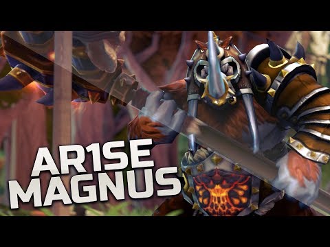 Ar1Se EPIC Magnus Gameplay Compilation Dota 2 - Best Highlights