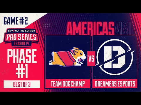 DogChamp vs Dreamers Game 2 - BTS Pro Series 14 AM: Phase 1 w/ Kmart & ET