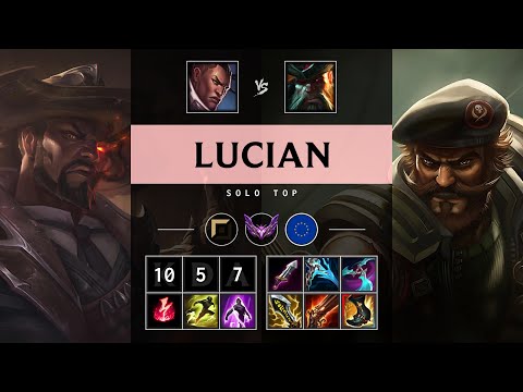 Lucian Top vs Gangplank - EUW Master Patch 25.17
