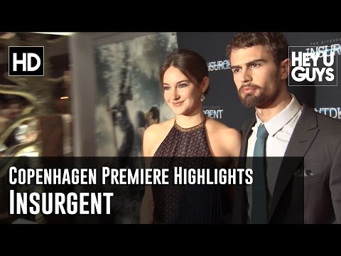 Insurgent Copenhagen Premiere Highlights (Shailene Woodley & Theo James)