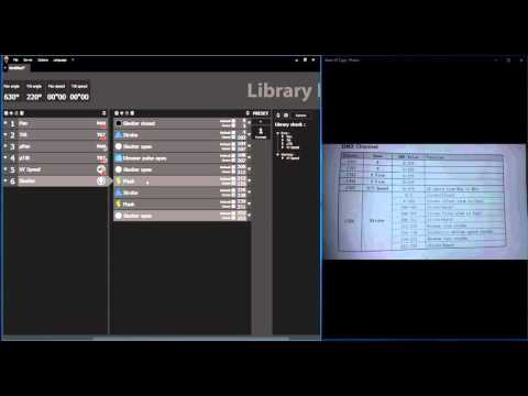 Making profiles with the new Scan Library Editor for MyDMX2