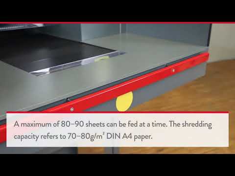 Video of the Intimus VZ 14.00/4 Shredder