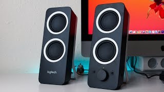 Video thumbnail for BEST BUDGET SPEAKERS?  Logitech Z200 Review and Tests! by BubVisuals
