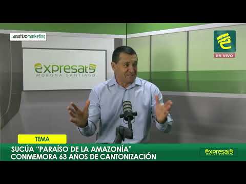 Entrevista: Mariano Coello, Vicealcalde del cantón Sucúa. Conmemoración de 63 años de cantonización