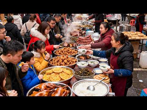 Chongqing Massive Food Fair Under the Bridge – 30 Local Snacks in One Morning