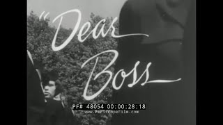 U.S. NAVY WAVES  WOMEN'S RESERVE IN WORLD WAR II  HISTORIC FILM "DEAR BOSS" 48054