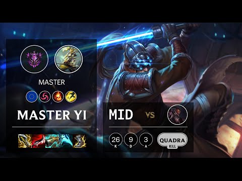 Master Yi Mid vs Lucian - EUW Master Patch 10.25b
