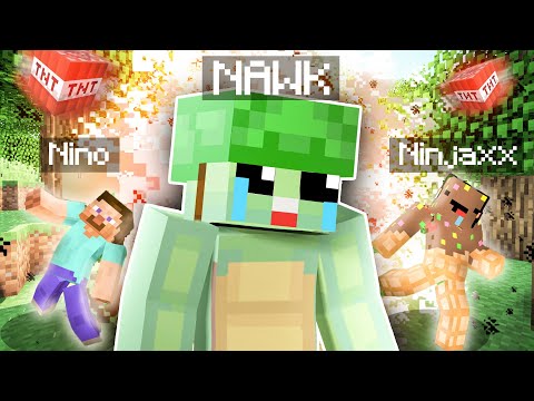 Minecraft but with Ninjaxx and Nino... (it's a pain)