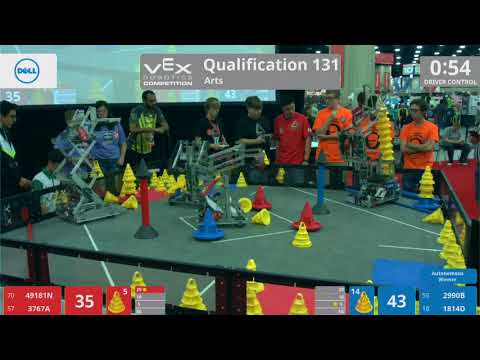 2018 VRC Arts Q131 - 49181N 3767A vs 2990B 1814D - 40 to 116