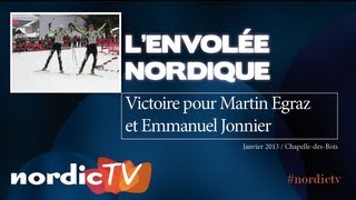 preview picture of video 'Emmanuel Jonnier et Martin Egraz se font une belle Envolée nordique (Nordic TV)'