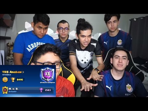 ¡TOP 13 del mundo Ft. Pompeyo4, SergioRamos, Adrian Piedra y mas!! Clash Royale -Anaban CR