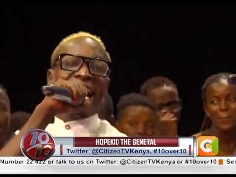 Godson Jawabu with Hopekid hk Launching Mzito ni Yesu on 10/10 Citizen Tv.