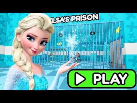 CAN CUTE BACON ESCAPE ELSA'S ICE PRISON? ❄️👑😱 (Roblox Obby)