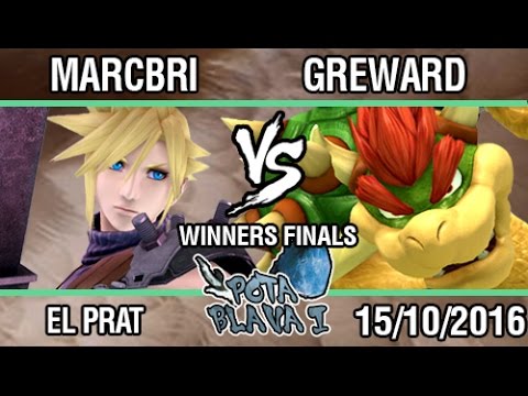 [Pota Blava I] Marcbri (Cloud) vs Greward (Bowser, Olimar) SSB4 Winners Finals