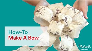 How to Make a Bow | Michaels