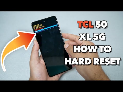 TCL 50 XL 5G Hard Reset Removing PIN, Password, pattern No PC