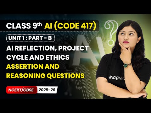AI Reflection Project Cycle and Ethics Unit Overview Class 9 AI Unit 1 CODE 417 Part B