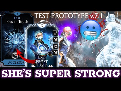 MK11 Frost & Her Legacy Equipment Frozen Touch Gameplay Review | Realm Klash MK Mobile Update 7.1