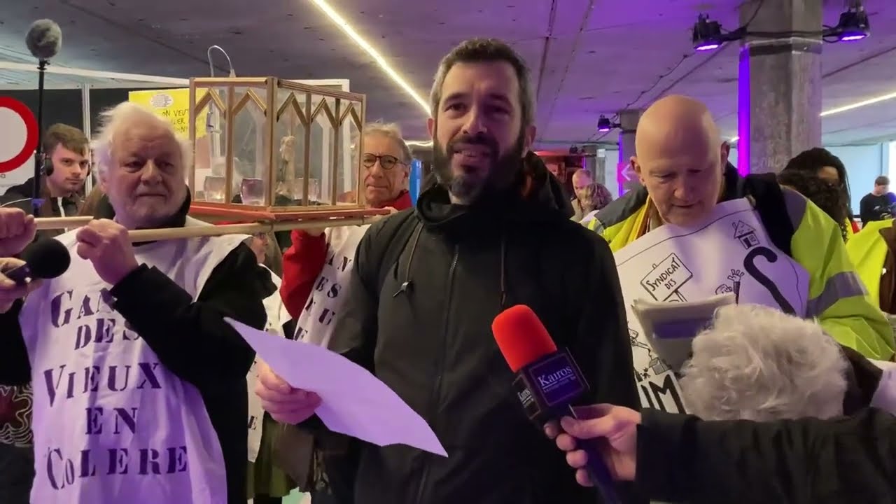 Action de protestation en marge du Printemps numérique