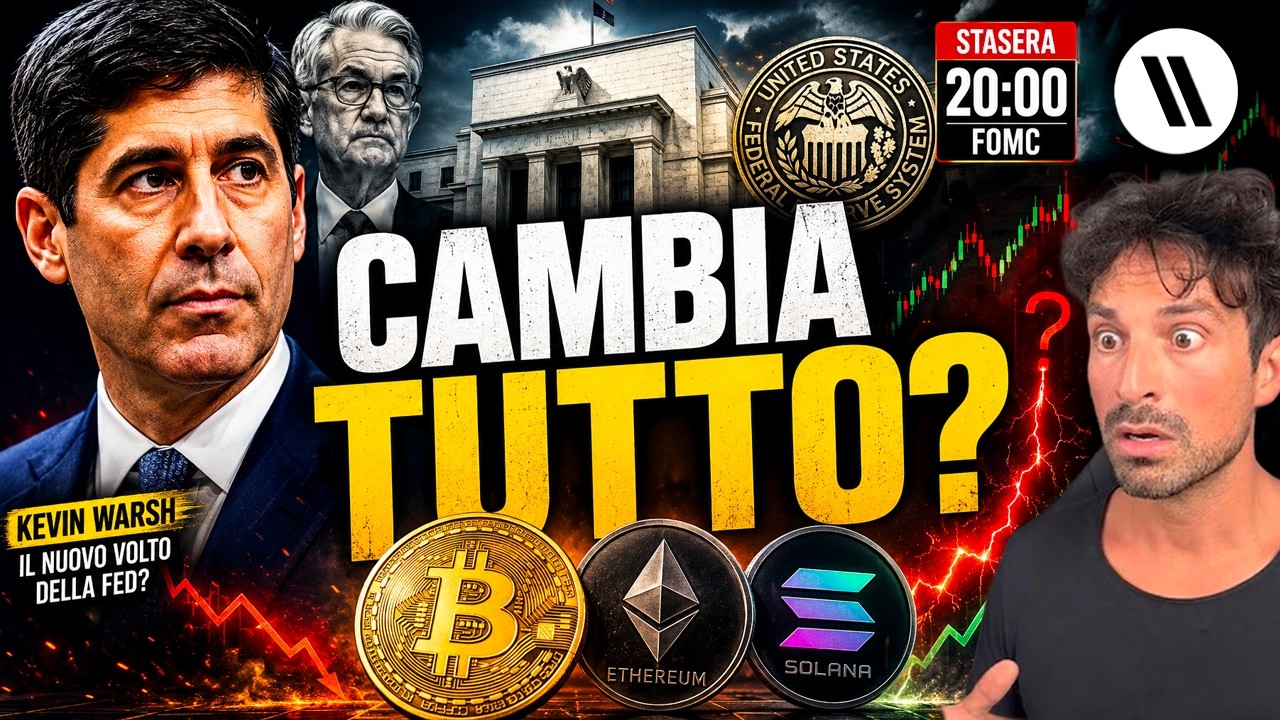 BITCOIN, CRYPTO: LA FED CON KEVIN WARSH HA APPENA CAMBIATO LE REGOLE? (ASCOLTA)