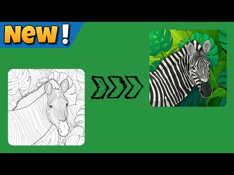 Zebra Coloring 🦓