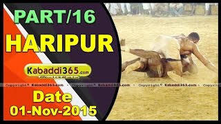 (13) Haripur Hinduan (Mohali) Kabaddi Tournament 1 Nov 2015