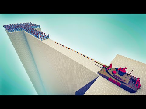 CAN 150x CLUBBERS CROSS THE BRIDGE? - Totally Accurate Battle Simulator TABS