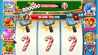 1.2 Million Spins 20k Bet Auto Play Coin Master 10 Symbol Event, Magical land, Set Complete 