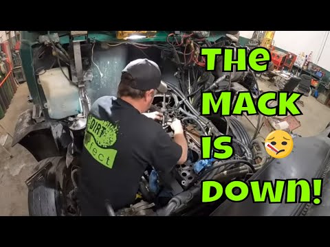 We have one sick puppy dog- major engine problem with the Mack lowboy truck