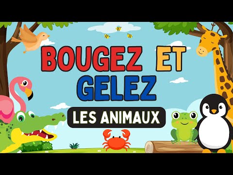 PAUSE ACTIVE (APQ): BOUGEZ et GELEZ -  LES ANIMAUX// Brain Break (DPA): Move & Freeze - Animals