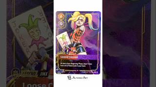 Harley Quinn in Loose Cannon by FZ AlteredArt #riftbound #riftboundtcg #leagueoflegends #customcards