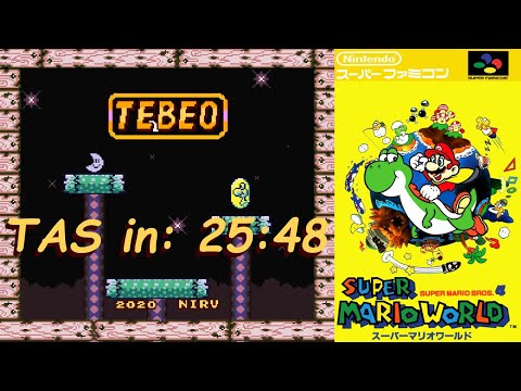 [TAS] Tebeo (SMW Hack) 100% in 25:48