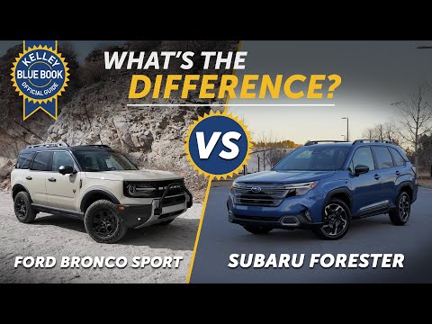 2025 Ford Bronco Sport Vs 2025 Subaru Forester | What's The Difference?