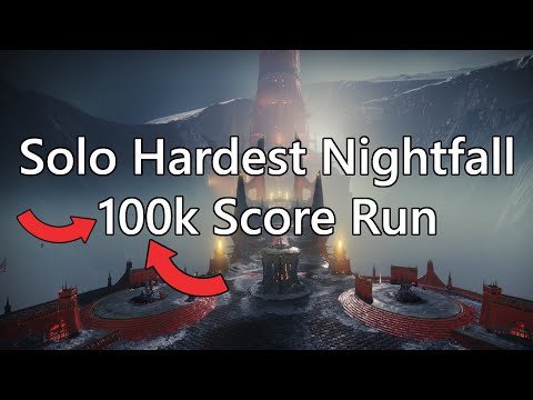 Solo 100k Scarlet Keep | Highscore Nightfall Ordeal