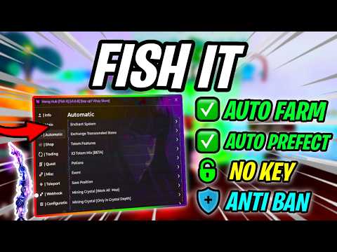 BEST Fish It Script | AUTO FARM, 2X SPEED FISHING, AUTO PREFECT
