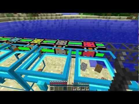 Minecraft - BuildCraft Logistics Pipe Sorting/Crafting System Tutorial/Build