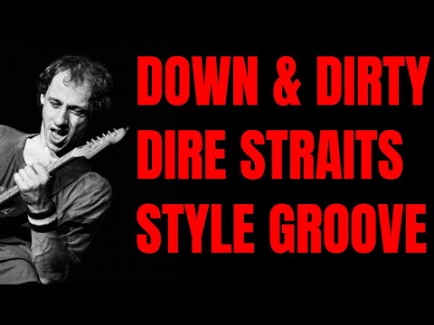 Down & Dirty Dire Straits Style Jam Track | Guitar Backing In A Minor