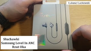 Słuchawki douszne Samsung Level in ANC | Rzut Oka