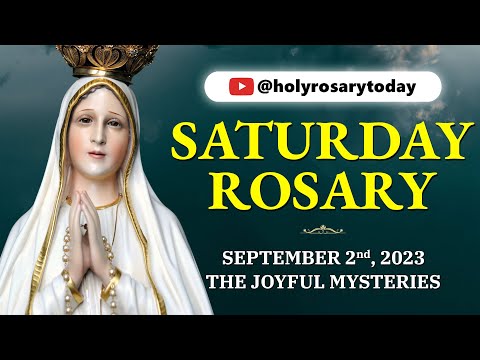 SATURDAY HOLY ROSARY 💚 SEPTEMBER 2, 2023 💚 JOYFUL MYSTERIES OF THE ROSARY [VIRTUAL] #holyrosarytoday