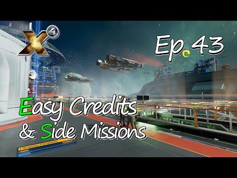Easy Credits & Side Missions | X4: Foundations Ep 43 | From Rookie to Pilot