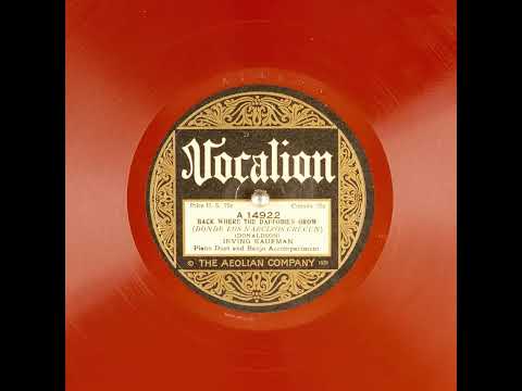 Back Where the Daffodils Grow - Irving Kaufman