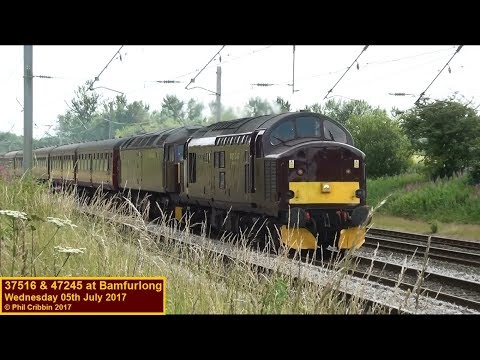 37516 & 47245 Thrash Bamfurlong - 05th July 2017