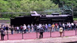 SLC61復活記念号転車台回転