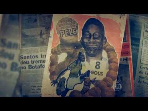 SANTOS 11 X 0 BOTAFOGO-SP 21/11/1964 - 8 gols de Pelé