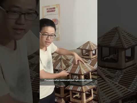 Modern Bamboo Pendant Light – Bulk Export Ready