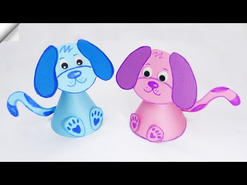 Origami DOG easy DIY paper crafts