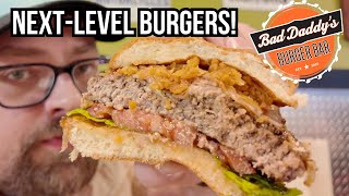 🍔 Trying Bad Daddy’s Burger Bar | Massive Burgers, Fried Bacon & Banana Pudding!