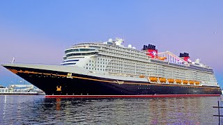 Disney Treasure In Port Canaveral Ahead of her BIG Debut!
