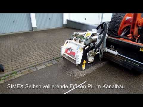 SIMEX Fräsen PL im Kanalbau