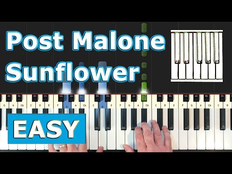 download lagu mp3 mp4 Sunflower Post Malone Chords Piano, download lagu Sunflower Post Malone Chords Piano gratis, unduh video klip Sunflower Post Malone Chords Piano